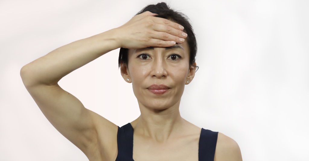 Face Yoga Method Forehead Lift Fumiko
