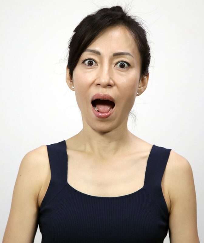 WOW face yoga exercise for flat cheeks